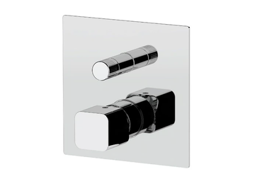 ICON-Q - Recessed single handle bathtub mixer with diverter by Rubinetterie Mariani - view 3